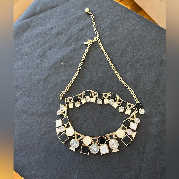 Classic Kate Spade enamel and rhinestone statement necklace - Picture 5 of 8